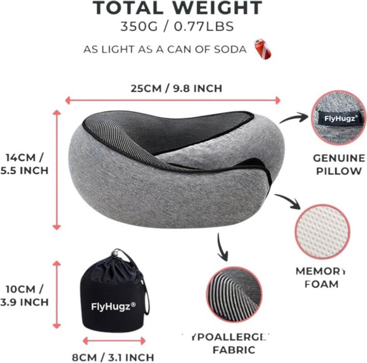 Produktbild FlyHugz Travel Neck Pillow (Kopf- & Nackenkissen)