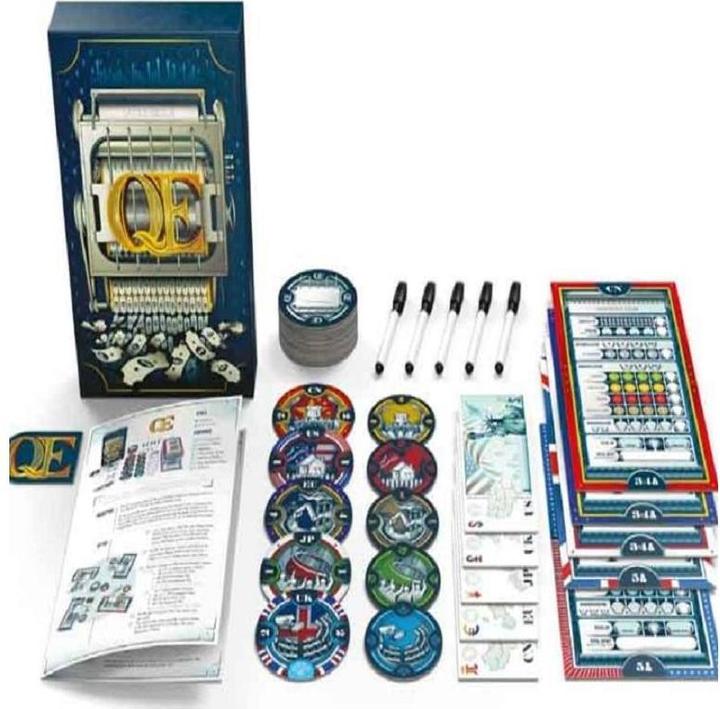 Actual product image Strohmann Games STRD0012 - Q.E., card game, for 3-5 players, from 10 years (DE edition) (German, 3 - 5 Players)