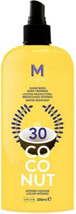 Produktbild Mediterraneo Sun COCONUT sunscreen dark tanning SPF30 200 ml (Sonnencreme, SPF 30, 200 ml)