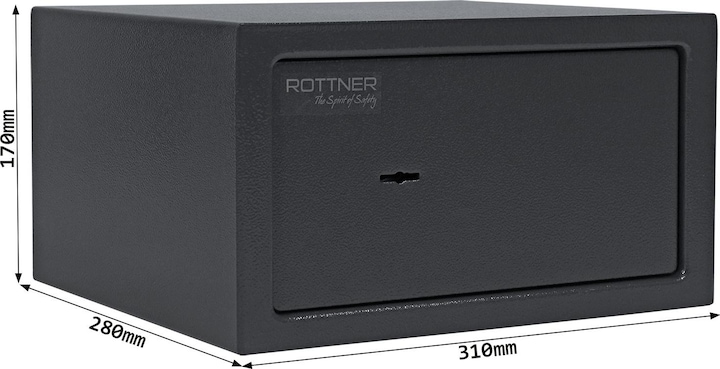 Actual product image Rottner Furniture safe Jupiter 2 double-bit lock (11.52 l)