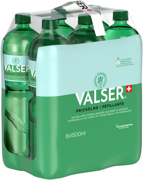 Actual product image Valser Sparkling (6 x 150 cl)