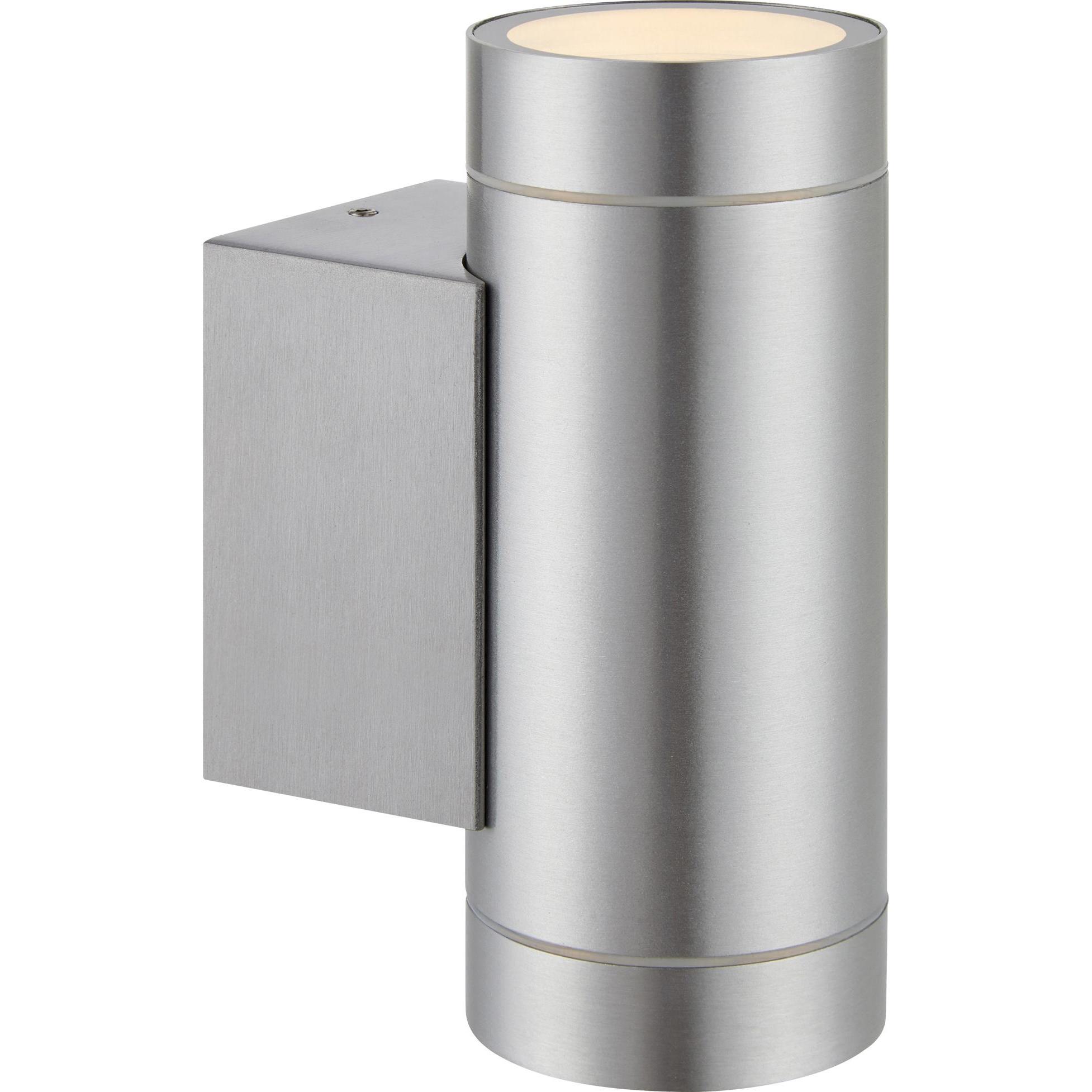 Markslöjd, Applique + Plafoniera, PIPE Wall 2L Aluminium IP44