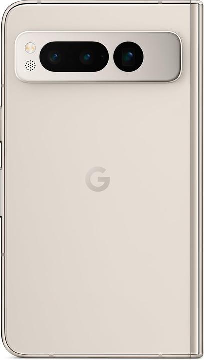Actual product image Google Pixel Fold 256 GB 5G Porcelain EU (256 GB, Beige, Porcelain white, 7.60", Dual SIM, 5G)