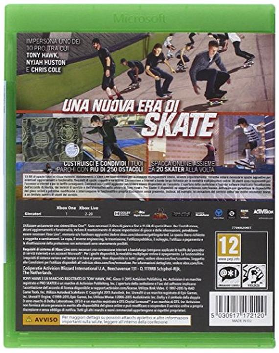Immagine prodotto Activision Tony Hawk's Pro Skater 5 (Xbox One X, Xbox Series X, DE)