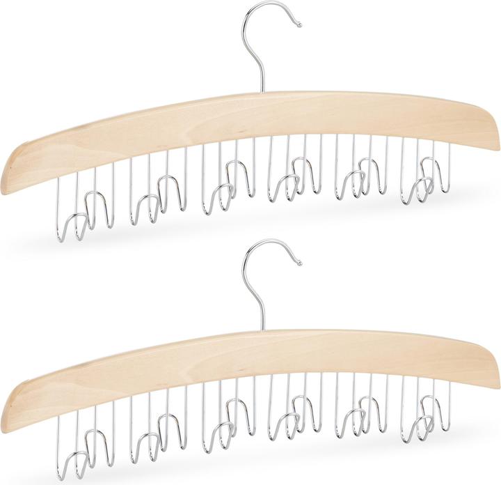 Actual product image Relaxdays Belt Rack for the Closet (3 x)