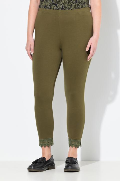 Produktbild Ulla Popken 7/8-Leggings, Saumspitze (46, 48)