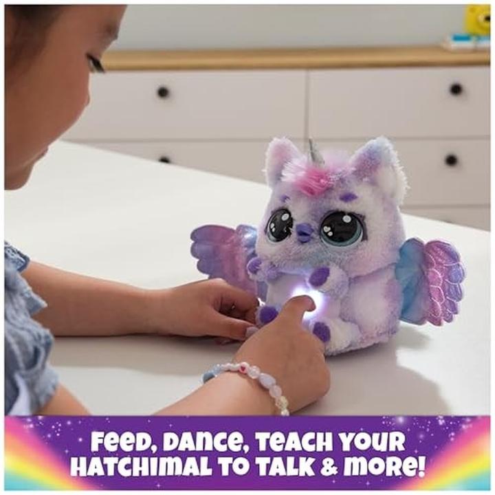 Actual product image Hatchimals Puffacorn Alive Secret Hatch