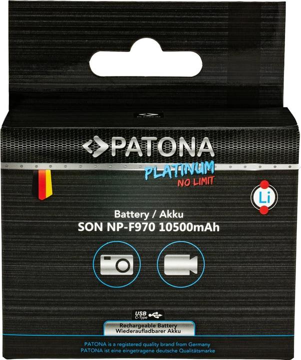 Image du produit Patona Platine USB-C Sony NP-F970 (Batterie de l'appareil photo)