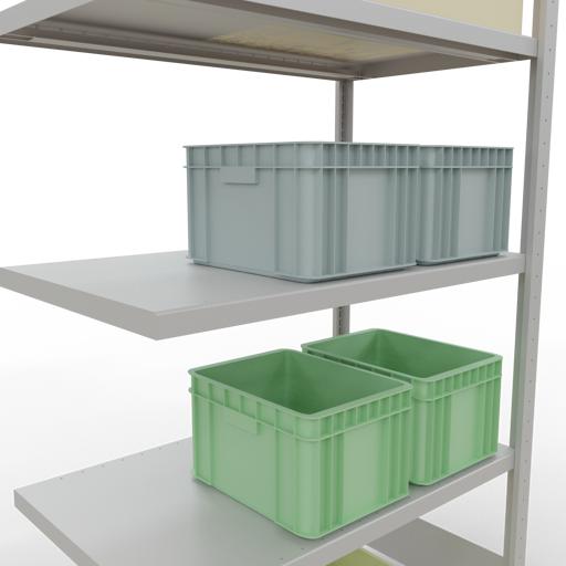 Image du produit Schulte Lagertechnik Système enfichable Élément suivant MULTIplus330 avec traverse de longueur
