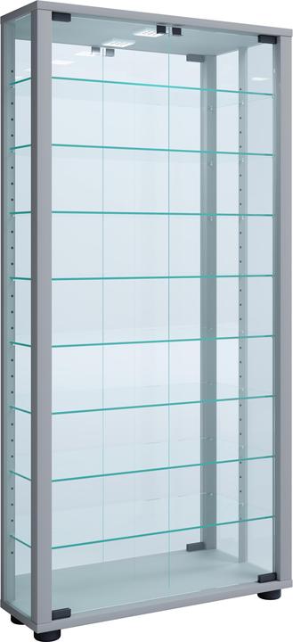 Image du produit VCM Vitrine murale vitrine de collection vitrine murale vitrine étagère armoire en verre vitrine (59 x 18 x 115 cm)