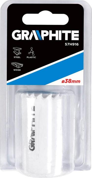 Produktbild Graphite 38 mm bimetal hole saw - 57H916 (38 Millimeter)
