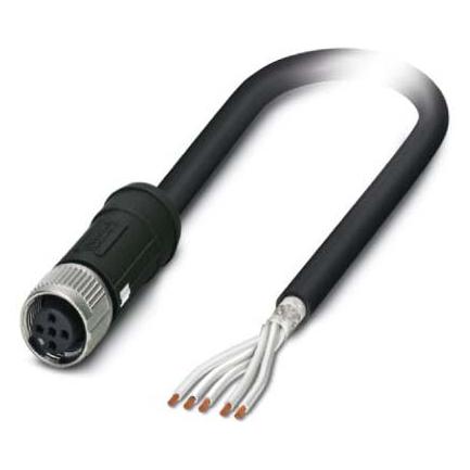 Phoenix Contact Sensor-/Aktor-Kabel SAC-5P-10,0-#1407333, Elektronikkabel + Stecker, Schwarz