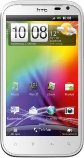 Actual product image HTC Sensation XL - White (16 GB, 4.70", 3G)