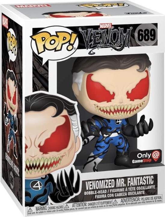 Actual product image Funko POP! Venom Venomized Mr. Fantastic Exclusive