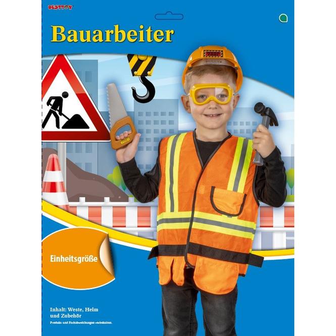 Produktbild MICA Festival Kinderkostüm - Bauarbeiter - Einheitsgrösse (One Size)