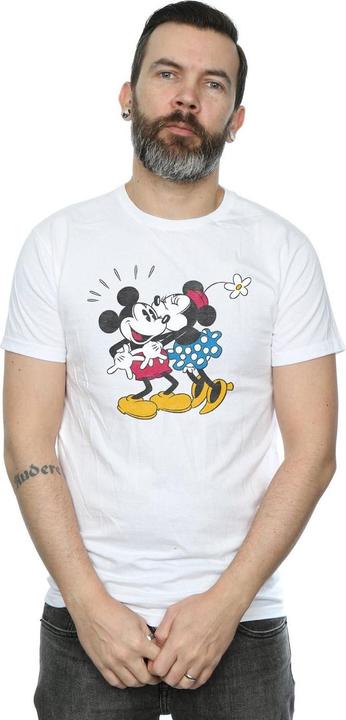 Immagine prodotto Disney Mickey Mouse Mickey And Minnie Kiss Maglietta Uomo (M)
