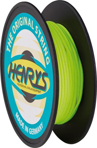 Henrys Diabolo string 10m reel citro yellow