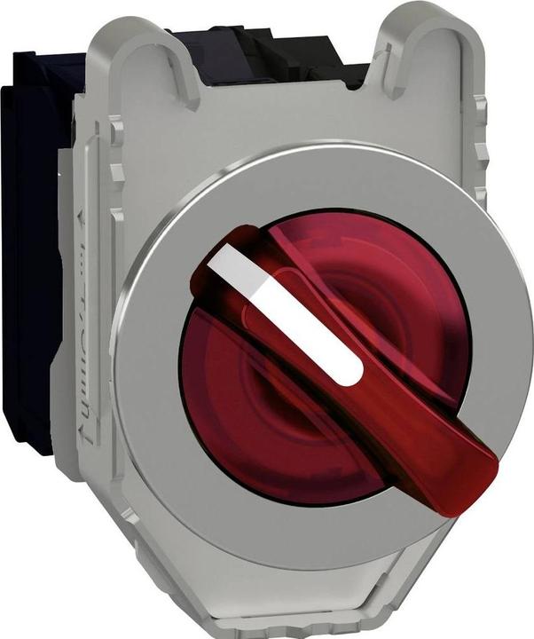 Actual product image Schneider Electric XB4FK124G5 compl. XB4F 30mm 1S+1Ö red 110-120V 2S light selector switch