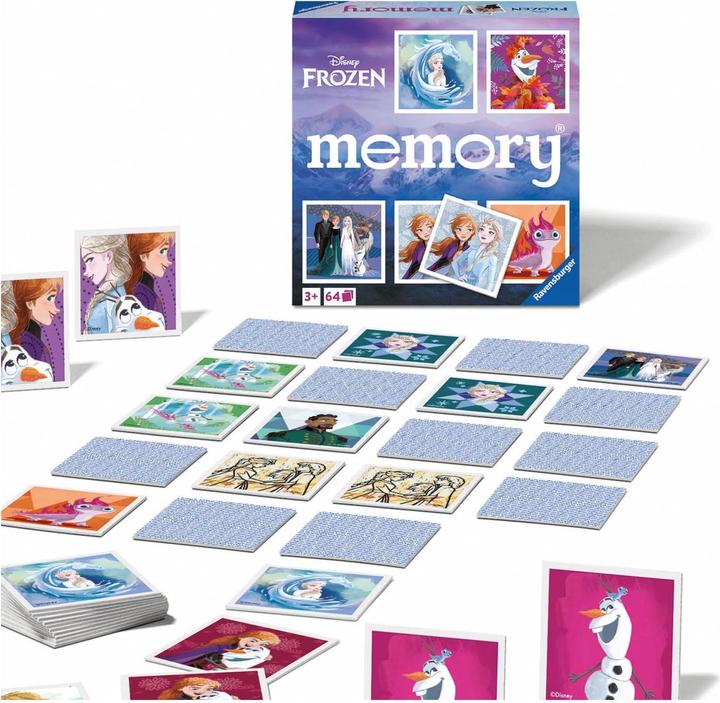 Produktbild Ravensburger Memory Disney Frozen (Deutsch, Norwegisch, Polnisch, Englisch, Niederländisch, Italienisch, Portugiesisch, Französisch)