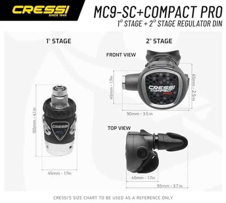 Produktbild Cressi MC9 SC + Compact Pro