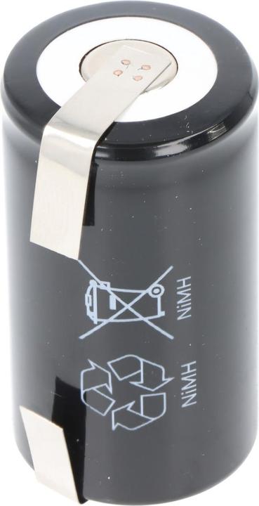 Actual product image AccuCell Akku Mono mit Lötfahne in U-Form (1 pcs., 5000 mAh, Rechargeable battery)