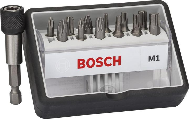 Image du produit Bosch Professional Zubehör Jeu de 12+1 pces d'embouts de vissage, Robust Line, M PH/PZ/T, version Extra Hard (Six pans creux TX)
