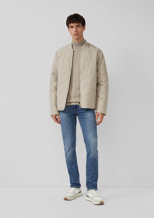 Produktbild s.Oliver Strickpullover Strickpullover aus Wollmix mit Stehkragen (S)