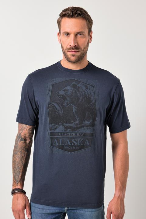 Produktbild JP1880 T-Shirt, Halbarm, Brustprint, Vintage Look (4XL)