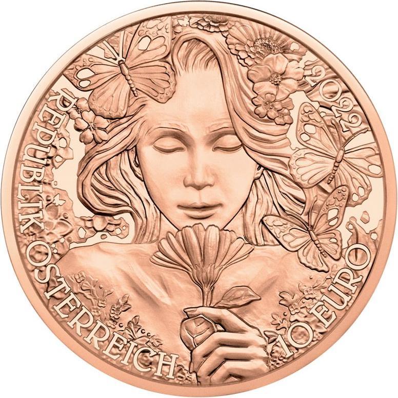 Thumbnail - Münze Österreich, Münzen, Ringelblume, (1.00, 2022)