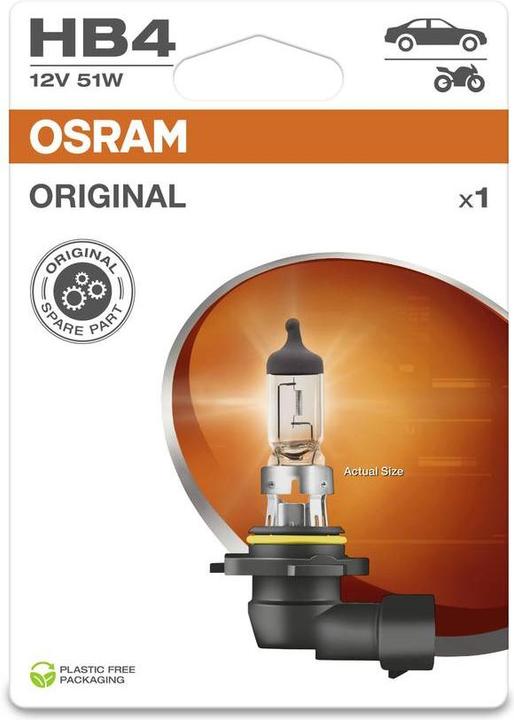 Produktbild Osram 4062172395328 Halogen Leuchtmittel Original Line HB4 51 W 12 V (HB4)
