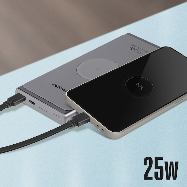 Produktbild Samsung Induktive Powerbank EB-U3300 (10000 mAh, 25 W, 37 Wh)