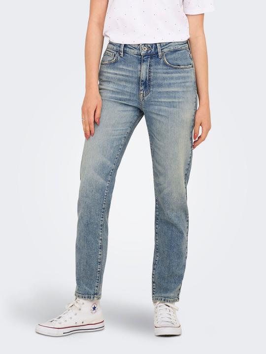 Actual product image Only ONLEMILY Hohe Taille Gerade geschnitten Jeans Mom Jeans (W28/L32)