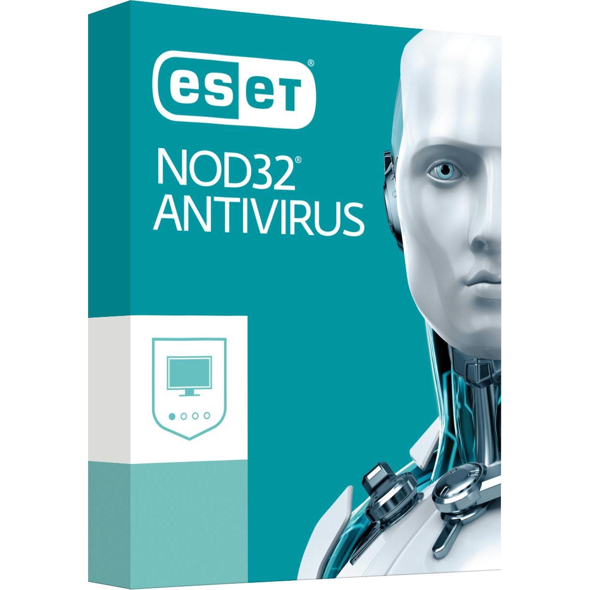 ESET NOD32 Antivirus 1User 2Years New Antivirus Antispyware Clientschutz für Windows