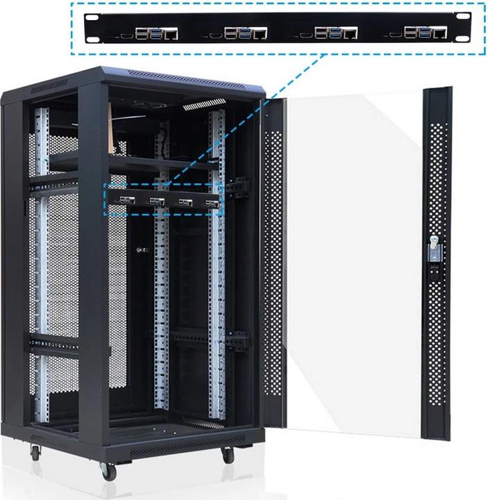Produktbild Raspberry Pi U1 Rack Server Bracket for 5