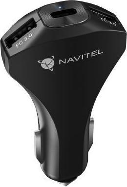 Navitel NabÃjeÄka do auta USP45 Slim Äerná
