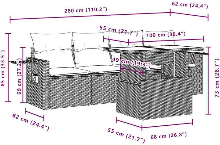 Produktbild vidaXL Norah