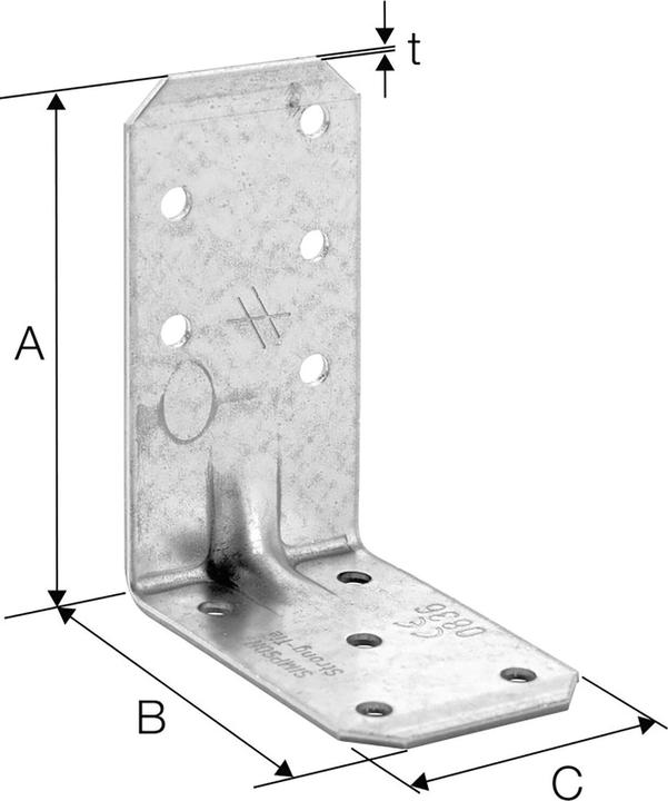 Actual product image Simpson Sst connector (Angle connector, 1 pcs.)