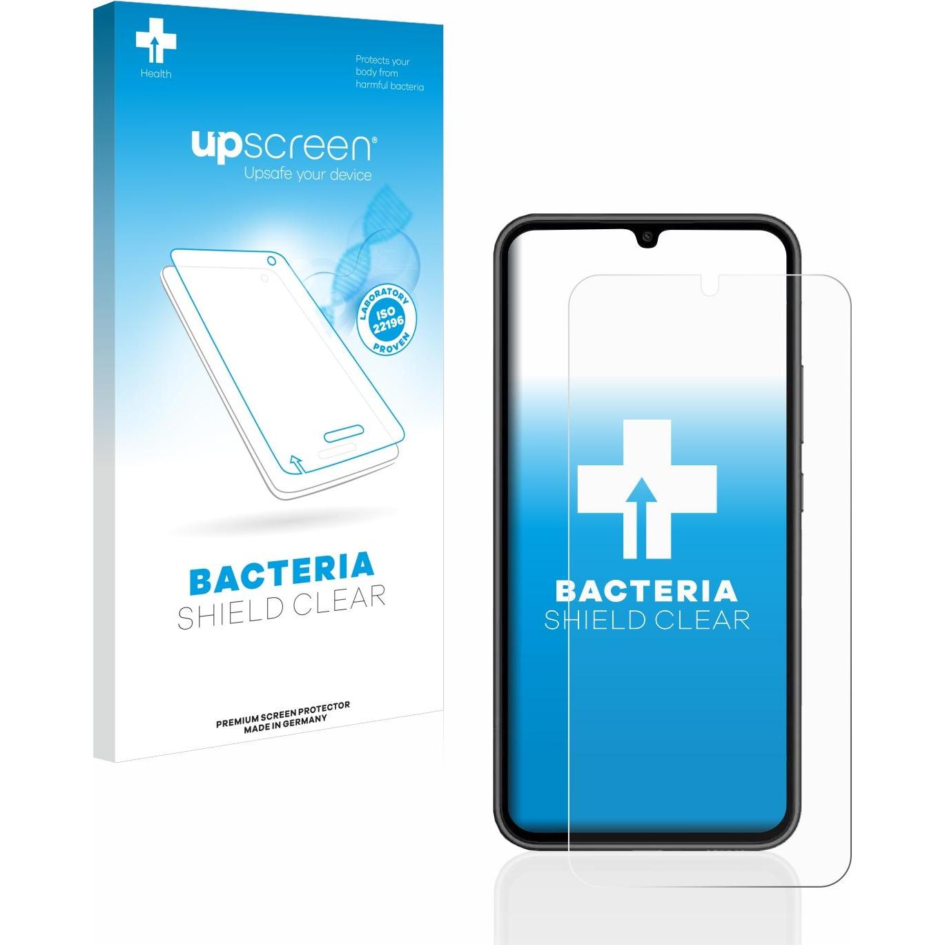 upscreen Antibakterieller Displayschutz (1 Stück, Samsung Galaxy A34 5G), Smartphone Schutzfolie, Transparent