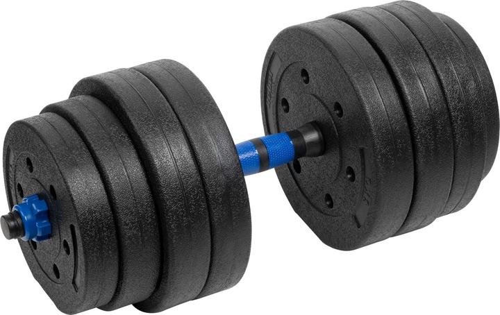 Actual product image Rebel Adjustable bitumen dumbbell with connector 1x20kg ACTIVE (1 x 20 kg)