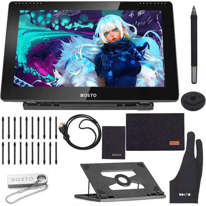 Actual product image Bosto Graphic Tablet BT-16HD (15.60", 5080 lpi)