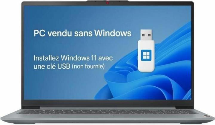 Actual product image Lenovo IdeaPad Slim 3 15ABR8 (15.60", 512 GB, 16 GB, FR, AMD Ryzen 5 5625U)