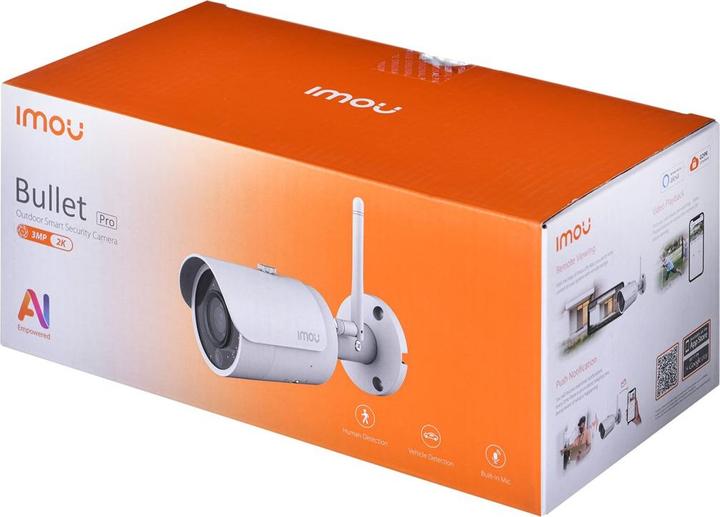 Immagine prodotto Imou Telecamera Wrl Bullet Pro 3mp/Ipc-F32mip (2304 x 1296 Pixels)