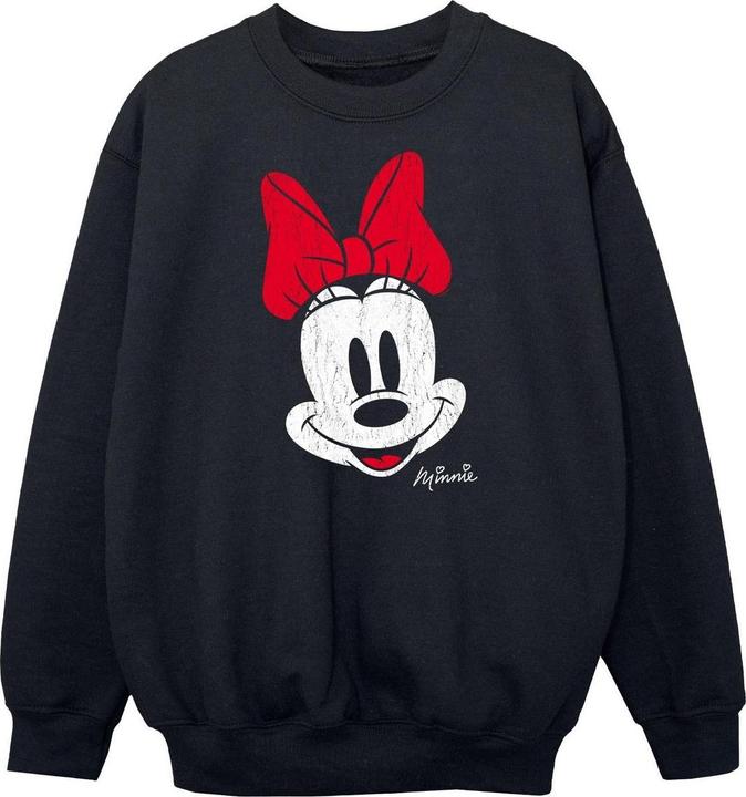 Immagine prodotto Disney Felpa da ragazza in cotone con volto di Minnie Mouse (128)