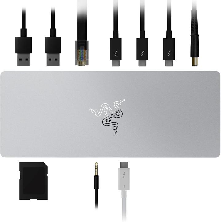 Actual product image Razer Thunderbolt 4 certified docking station (Thunderbolt, 10 ports)