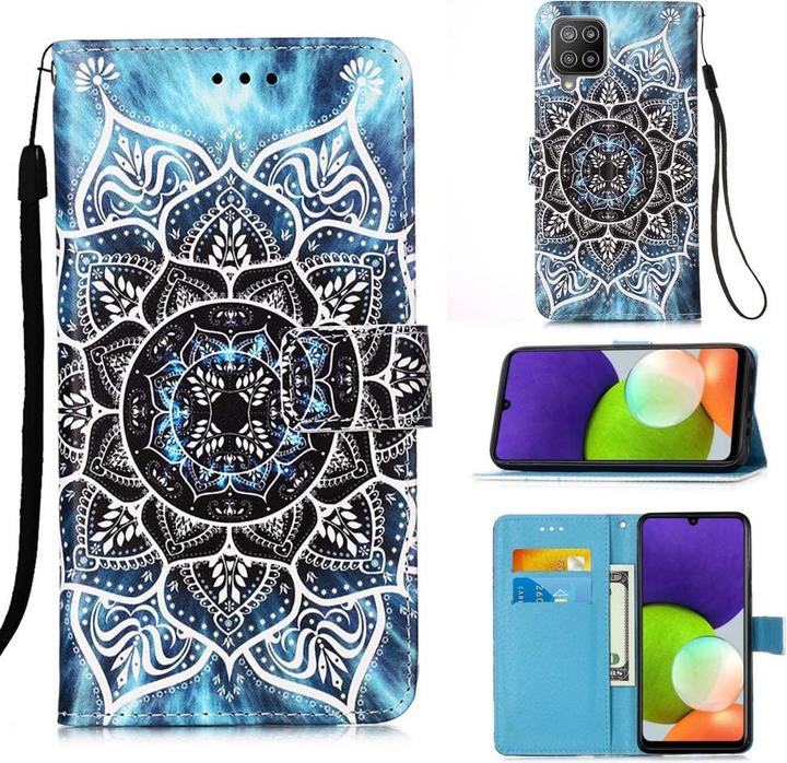 Produktbild Cover-Discount Galaxy A22 4G - Leder Hülle Mandala (Samsung Galaxy A22)