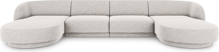 Micadoni Panoramic Sofa, "Miley", 5 Seats, 330x156x70Made in Europe (Sofa landscape)