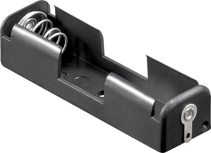Actual product image Goobay 1x AA (Mignon) Batteriehalter, Ltfahne(U)- VPE: 10