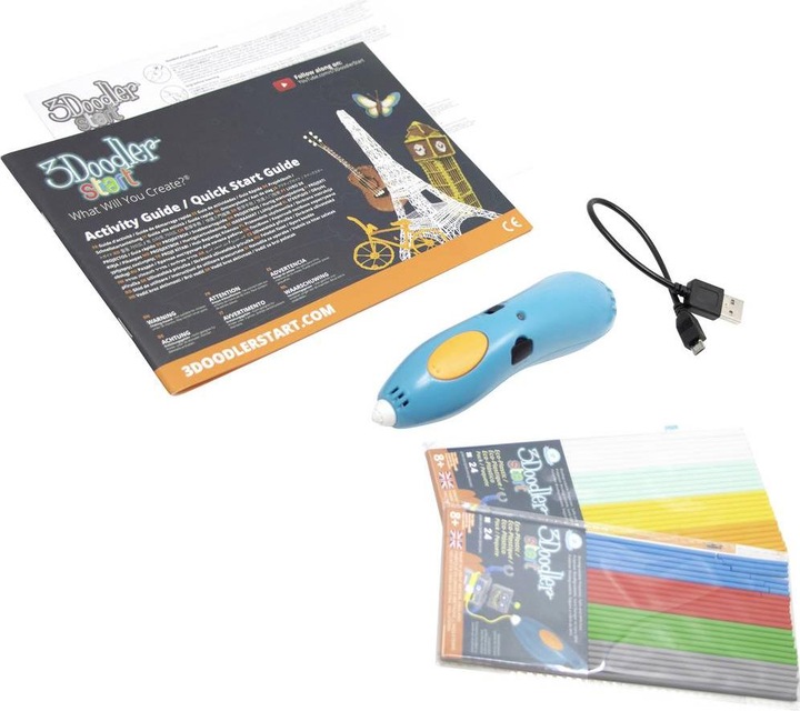 Immagine prodotto 3Doodler Start PLUS 3D PRINTING PEN SPLUS penna 3D 0,77 mm Turchese, Giallo