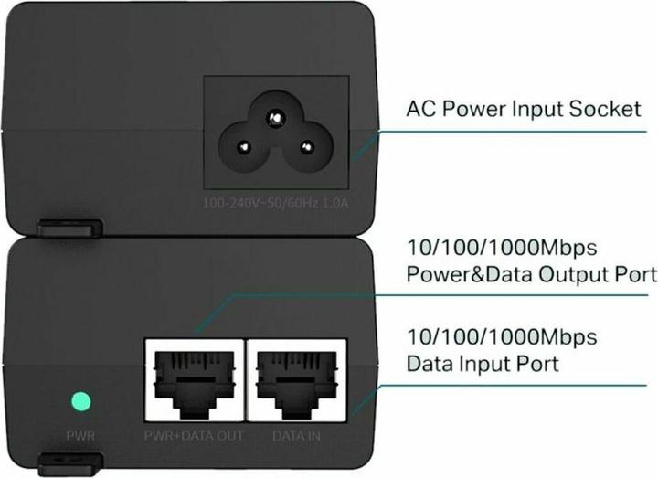 Productafbeelding TP-Link TL-PoE160S (802.3at (PoE+), 802.3af (PoE), 30 W)