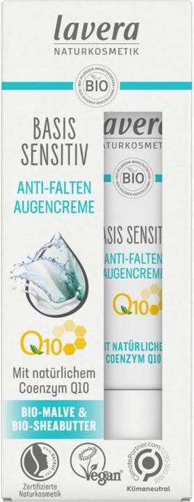 Produktbild Lavera Q10 basis sensitiv (Augenpflege Crème, 15 ml, Tag + Nacht)